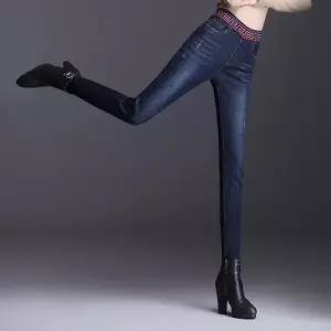 여친 스키니 일자 청바지 스판 빅사이즈 추동 기모 원템3