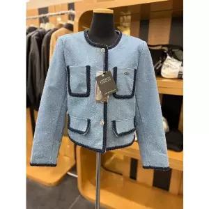 [에고이스트]ES2JJ302라인배색트위드자켓_DJ