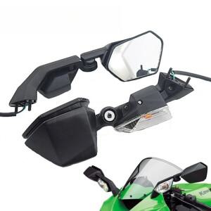 Kawasaki Ninja ZX10R 2008-2010 ZX6R 바이크 오토바이 Acsessories 미러 방향 지시등 부품