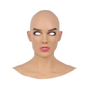 코이코이 실리콘 여성 헤드 마스크 현실감 넘치는 얼굴 메이크업 뷰티 크로스드레서 코스프레 트랜스젠더