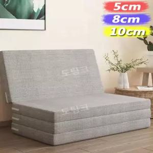 접이식 매트리스 메모리폼 커버 세탁가능 자취방 원룸 싱글침대 5cm 8cm 10cm
