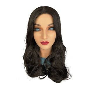 크로스드레싱 코스프레 할로윈 마스크 예네퍼를 위한 리얼한 페이스 마스크를 메이크업할 수 있는 ZetaCdsTran 실리콘 여성