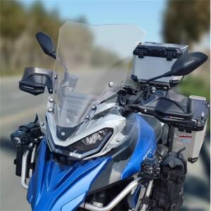 QJMOTOR SRT750 SRT800 바이크 오토바이 앞 유리 수정 된