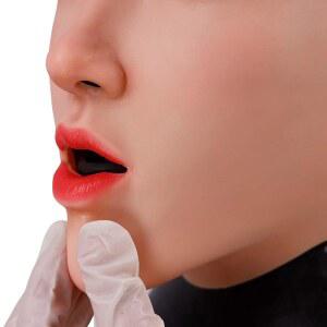 YRZGSAWJ 소프트 실리콘 헤드기어 여성 풀페이스는 크로스드레서 트랜스젠더를 위한 마스크를 만들 수 있습니다