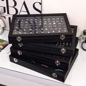 주화 기념 동전박스 케이스 페니 핸들 동전수집케이스 수집상자 원목케이스 보관 캡슐60개