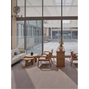 신중식 원목소파 원목풍 호텔 로비 민박집 응접 소파 처 휴게소 소파 상담