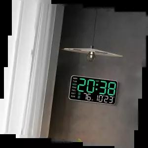 디지털벽시계 고급형 방안용 LED 시계 간편한 시간 확인 소형 디자인 인테리어 소품