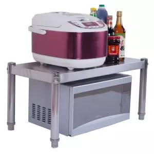 전자렌지대 그릴 랙 층 단층대 전자레인지 밥솥 미니오븐렉 레일 부뚜막 칸