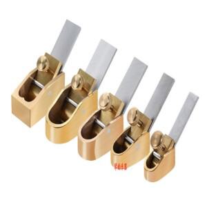 바이올린 제작 도구 황동 평면 핸드 대패 블레이드 목공 비올라 첼로 루티에 5 피스 세트