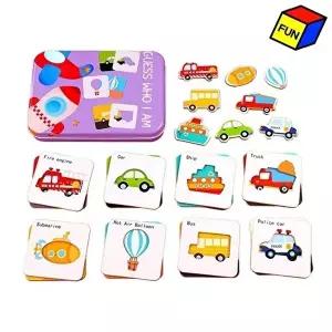 [셀러허브 1]펀아토 IQEQ 영어기초 퍼즐세트 (교통) (47332089)