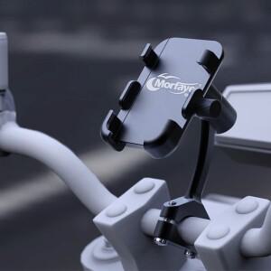 알루미늄 합금 바이크 오토바이 폰 거치대, 고속 충전, 모든 범용, 360 ° 회전