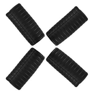 4개입 내구성 있는 고무 바이올린 활 그립 교체용  음악 기구 연습용 부품