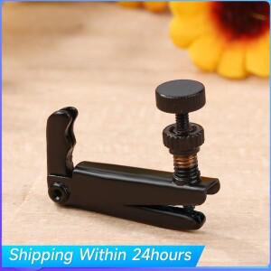 구리 바이올린 미세 조율기 내마모성 현악기 후크 전문 교체 부품 블랙 액세서리