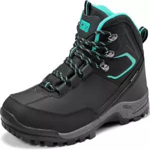 R CORD 여성 하이킹 부츠 방수 미드컷 논슬립 슈즈 트레킹 캠핑 트레일용 야외