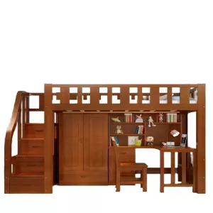 화이트 이층 벙커 어른 침대 옷장 풀세트 서랍 원목