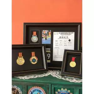 마라톤 메달 액자 전시 훈장 기록증 보관함 진열