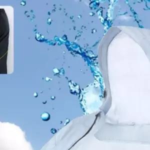 캠핑비우의 사계절용 체온유지 부드러운 골프 비옷 상하 레인코트 슈트 방풍