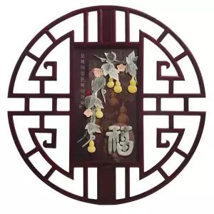 중식당 인테리어 벽장식 배경 레스토랑 대형 원목 고급 벽걸이 입구 중국집