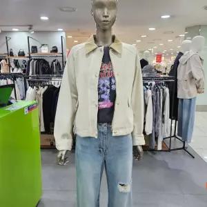 시슬리/애플아울렛/카라 배색 워크 숏 자켓 SADK03511