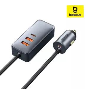 베이스어스 차량용 충전기 초고속 멀티 자동차 시거잭 4포트 2U+2C 120W PPS
