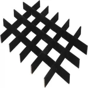 디어마미 주얼리 트레이 칸막이 수납용 조절 가능한 벨벳 안감 칸막이를 위한 DIY 정리함 삽입