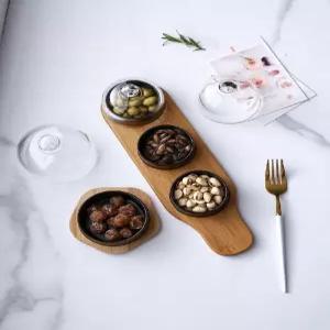 디저트 스탠드 케이크 받침대 3단 도자기 드라이 선반