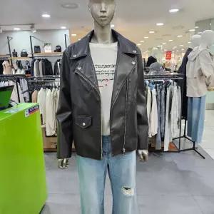 시슬리/애플아울렛/페이크 레더 라이더 자켓 SA LE20511