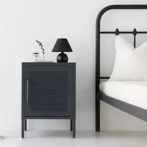 [마이모노샵][마이모노샵] 1인가구 자취생 침대옆 타공 철제 협탁 아이방꾸미기 (17054801)