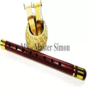 3개의 리드와 연주 지침이 포함된 황금 두둑 아르메니아 전문 악기 살구나무와 황동 고리로 아르메니아에서