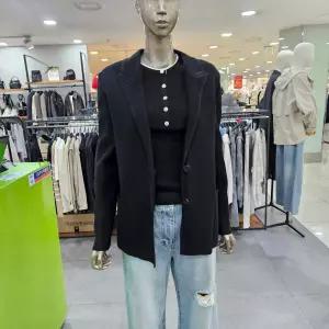 시슬리/애플아울렛/피크드 니트 자켓형 가디건 SAKC05511