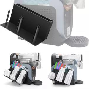 닌자 슬러시 기계용 3-in-1 컵 및 빨대 홀더 FS301/FS300과 호환되는 사이드 마운트 정리함 뚜껑 보관용