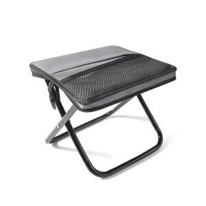 NYEONHRT 초경량 휴대용 접이식 디자인 여행용 야외 키체인 가방 스툴 탄소강 캠핑 프레임 낚시 방지 의자 컴팩트 그레이 탈착식 미끄럼