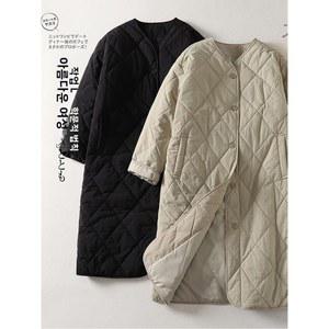 겨울 초경량 롱패딩 구스다운 재킷 자켓 퀼팅 플러스 사이즈 2024 기본 도라 [04]