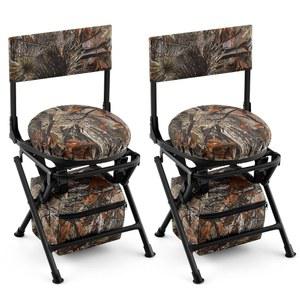 BRIWOOODY 그라운드 블라인드 접이식 패딩 가방 시트 경량 보관 낚시 포함 낚시 의자 캠핑용 사냥 휴대용 쿠션