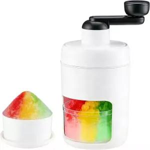 스 셰이버 및 스노우 콘 기계 - 프리미엄 휴대용 크러셔 무료 몰드 컵 포함 빙수 BPA 프리