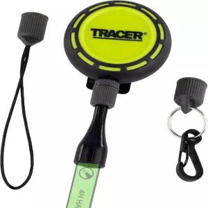 리트랙터 슬리브가 있는 트레이서 기계식 연필 - 헤비 듀티 벨트 클립 카라비너 및 랜야드 포함 빠른