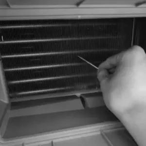 솔 전용 2종 청소 냉각핀 에어컨 얇은 건조기 브러쉬 열교환기 세트 빈틈 청소붓