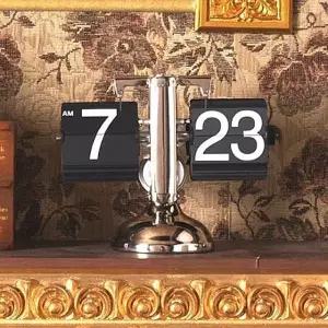 메탈 플립 스탠드시계 디자인소품 인테리어소품 Hky7+7yVq
