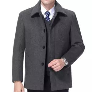 남자코트 기모 겨울 점퍼 자켓 중년 남성 남자숏코트 안감