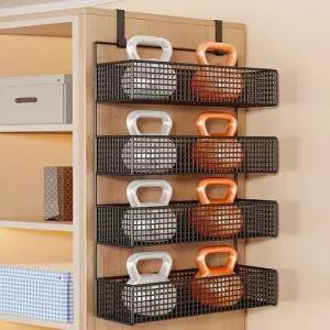 수납선반 바구니행거 화장실 선반 철제 걸이