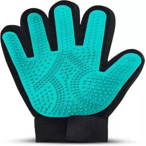 개와 고양이를 위한 펫앤지 애완동물 제모 장갑 ？ 털을 빼는 개 그루밍 고양이 브러시 목욕 및 세탁