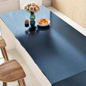 블루 메탈릭 스틸 커버 필 스틱 백스플래시 냉장고 앤 페이퍼 벽지 스테인리스 조리대 모던 캐비닛 월페이퍼 주방 콘택트 방수 욕실 가전제품