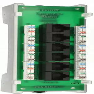 레비톤 캣 5e 음성 및 데이터 확장 모듈 6포트 ABS 브래킷(개별 박스형 유닛 팩) 47605-C5B