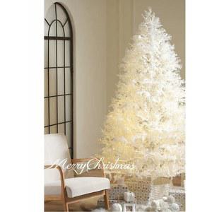 크리스마스트리 화이트 무장식 대형 스타일 매장 리모컨 TR 접이식