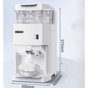 6L 업소용 눈꽃빙수기 눈꽃빙삭기 우유빙수 각얼음 얼음가는기계 팥빙수 일반형 스테인레스