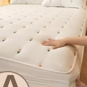 싱글사이즈 90-190 침대커버 대두 콩 보호대 매트리스