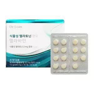 닥터린 멜라바인 식물성2mg함유 30정 1박스 X 30정 테아닌,이노시톨,트립토판