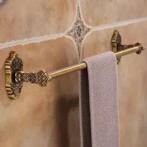 욕실 악세사리 엔틱 선반 휴지걸이 유럽풍 골드 세트 수건걸이 빈티지 60cm