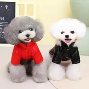 따뜻한강아지옷 겨울 애견 데일리 심플 유광 디자인 보온 패딩 자켓