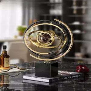 황도12궁 혼천의 지구본 테이블 엔틱 대형 관측기구 지구의 장식품 인테리어 대리석